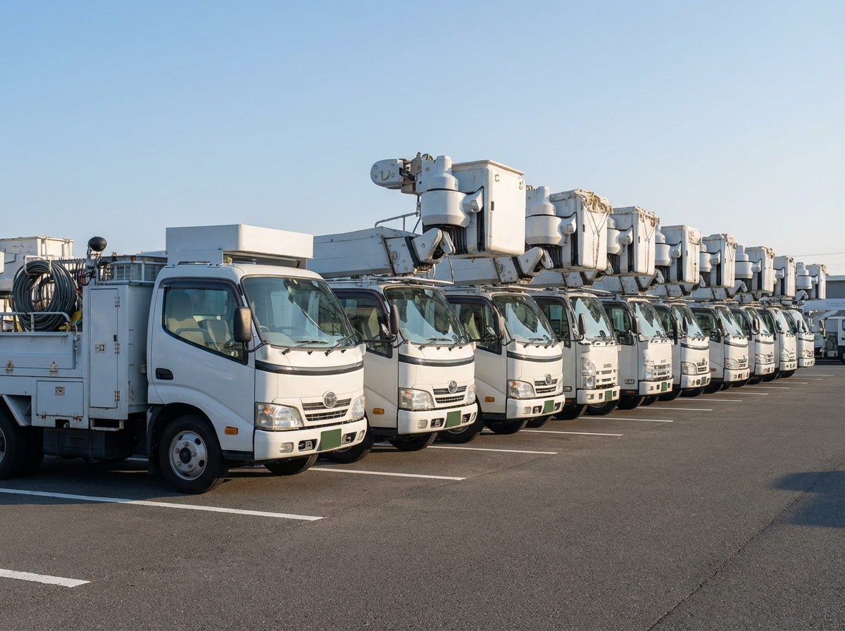 構内車両と非常用発電設備のイメージ